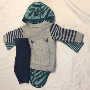 3-piece hoodie set